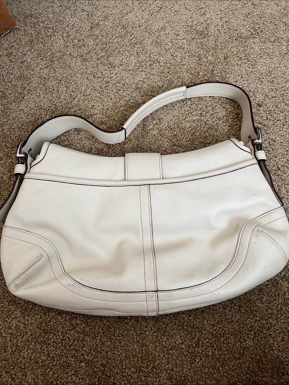 Coach Soho White Bag 9248 project bag! - Picture 6 of 11
